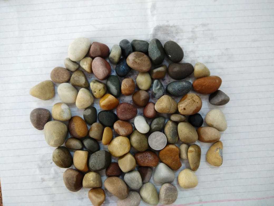 Rock Stone Natural Mix Color Cobbles And Single Color River Pebbles Stone For Interiur And Exteriur Decoration Home Garden Use - Artificial Stone Type: Solid Surface