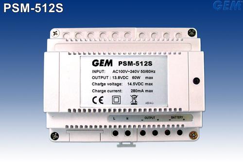 डिन रेल माउंट पावर सप्लाई : PSM-512S