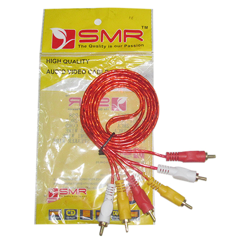 3 RC Audio Wire Connector - PVC Insulated, Multi-Color, Round Conductor | Easy to Use & Store, Long Lasting Functional Life, Firm Connection