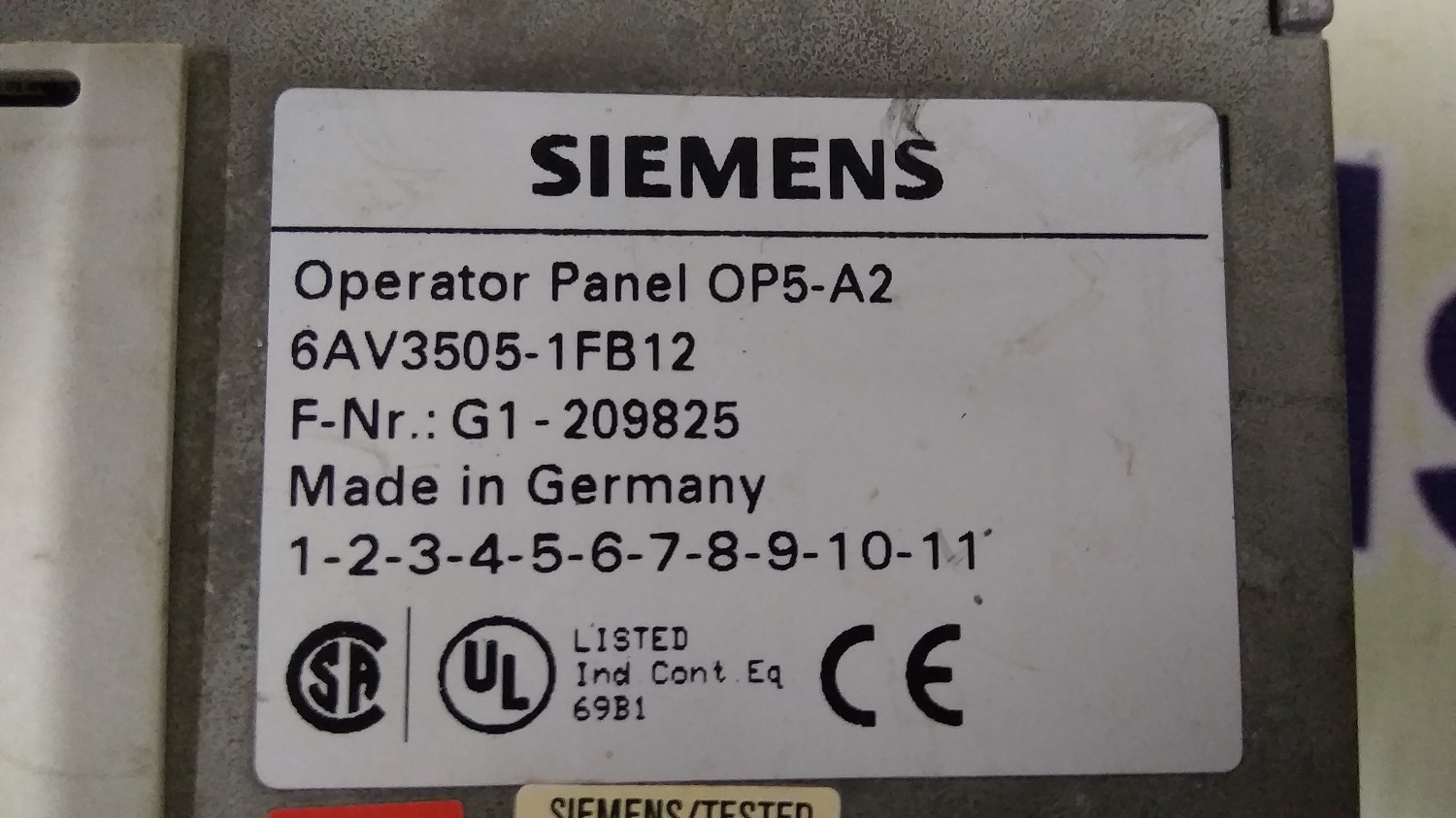Hmi Siemens 6av3505-1fb12
