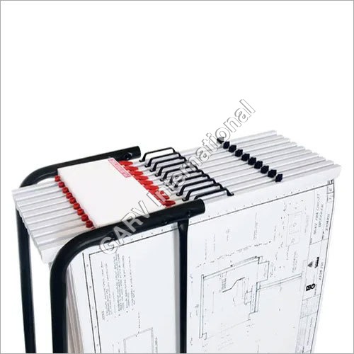 Drawing Hangers - Mild Steel, A0/A1 Size, Zinc Coated Finish | Adjustable, Holds Up to 1000 Drawings, 50-100 kg Capacity