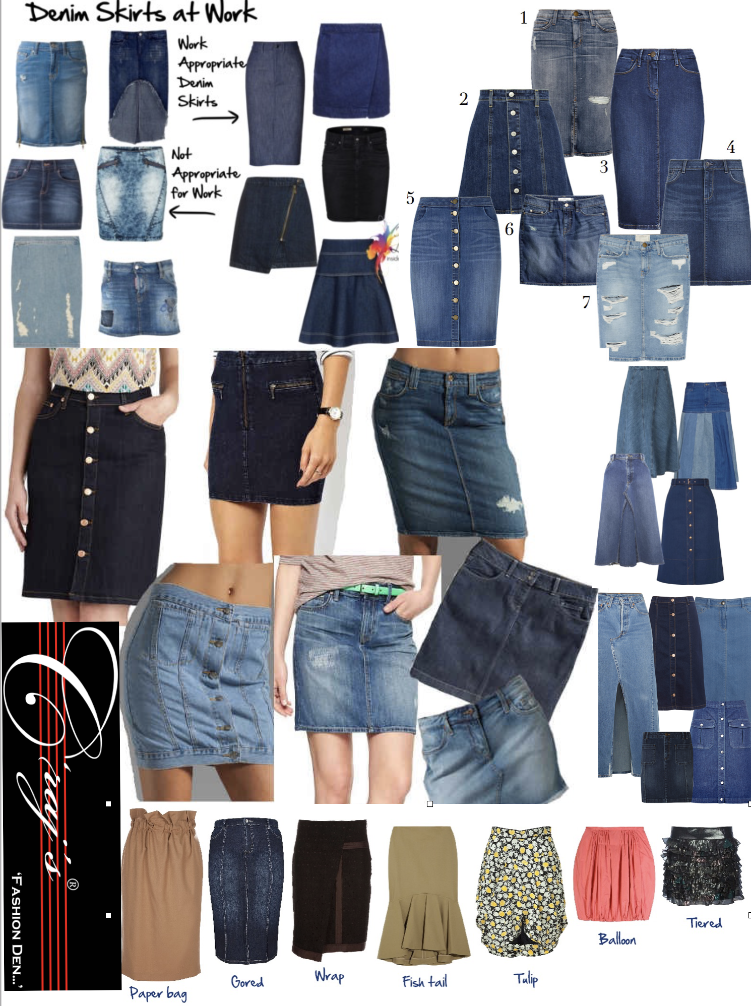 Export Brand Ladies Skirt