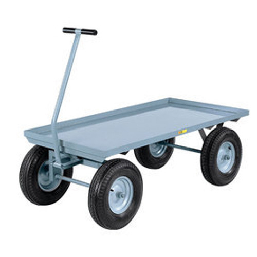 Scooter Wheel Platform Truck - 500 Kg Load Capacity, 1200mm x 900mm Size, Heavy-Duty MS Structure, T-Shape Handle, Four 16x4 Scooter Type Wheels - Ideal for Storage and Shifting