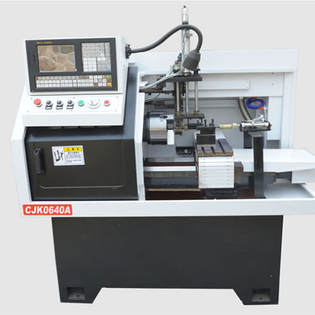 Blue And White Automatic Fire Sprinkler Cnc Turning Lathe Machines For Pipe Fittings