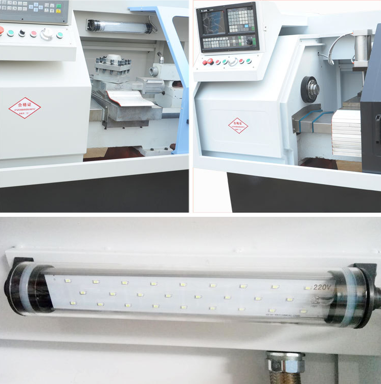Horizontal Bench Lathe Machine Sk0632 - 1500x1000x1500mm, Blue | Automatic Control, High Efficiency, Low Noise, 0.01mm Processing Accuracy, Cnc Gsk928