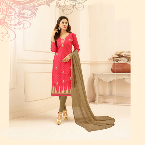 सूट कपास जेक्वार्ड औपचारिक सलवार