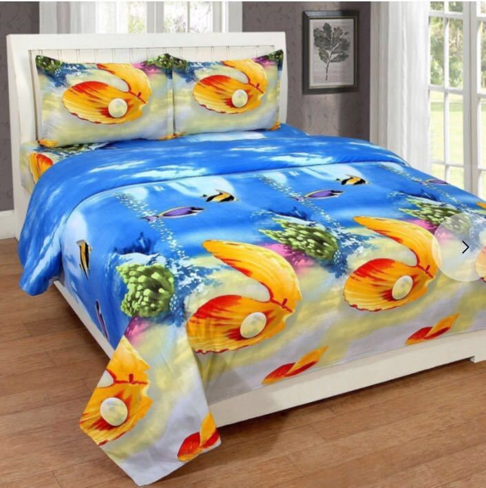 Cotton Printed Bed Sheet
