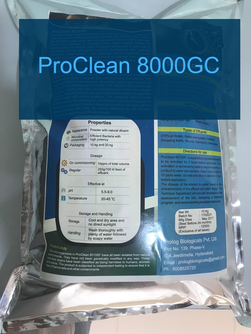Waste Water Treatment Product- Cod Reduction Cool And Dark