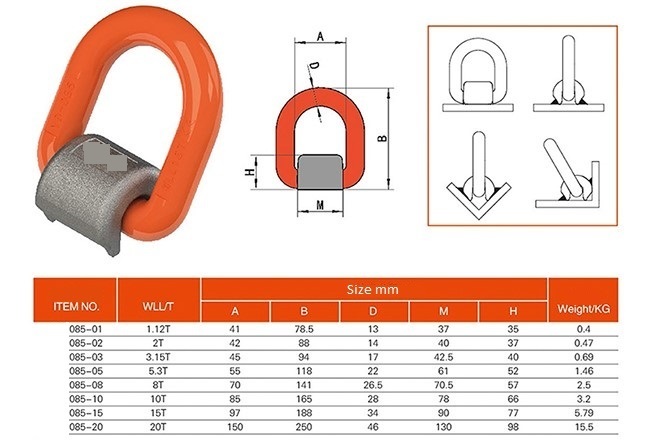 Welded D Link Lifting Hook