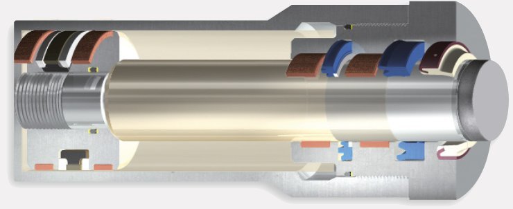 Double Acting Compact Piston Seal Tecnotex - Application: Hydraulic