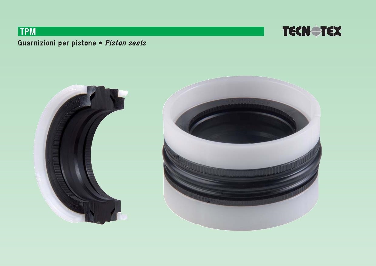 Double Acting Compact Piston Seal Tecnotex - Application: Hydraulic