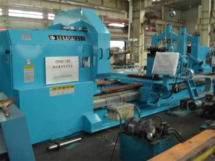 Blue Good Consistency Heavy Duty Cnc Lathe Machine