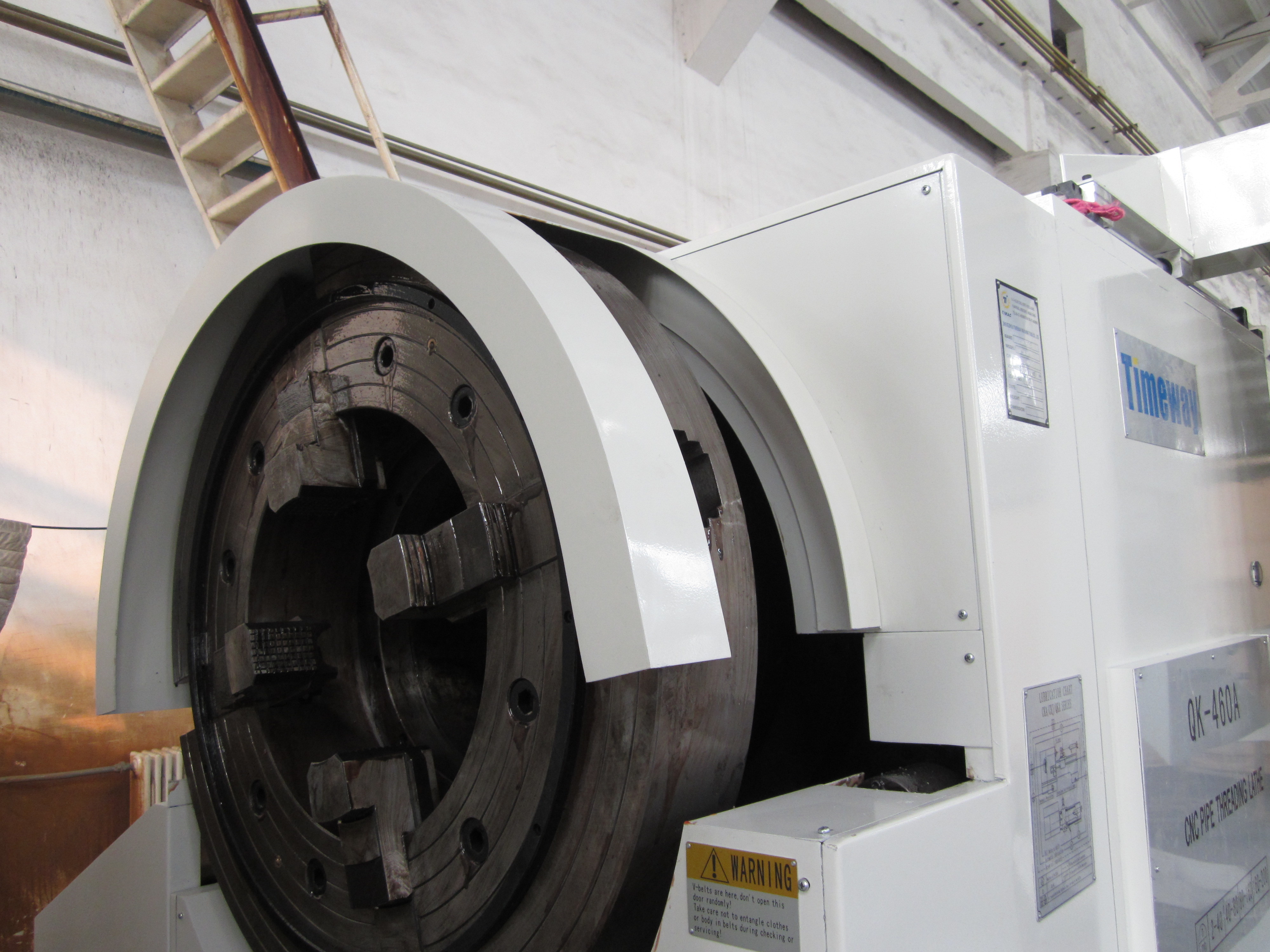 Automatic Cnc Pipe Threading Lathe Qk1246 Made In China