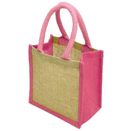 Jute Bags - Handmade, Multi-patterned Leaf Design | Customizable, Durable, Eco-friendly, Lightweight, Stylish With Rope Handle