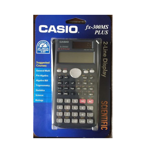 Casio Calculator - Plastic, 162 x 80 x 18 mm | 2-Line Display, Reliable Performance, Excellent Battery Backup, Large Keypad, Scientific and Statistical Functions