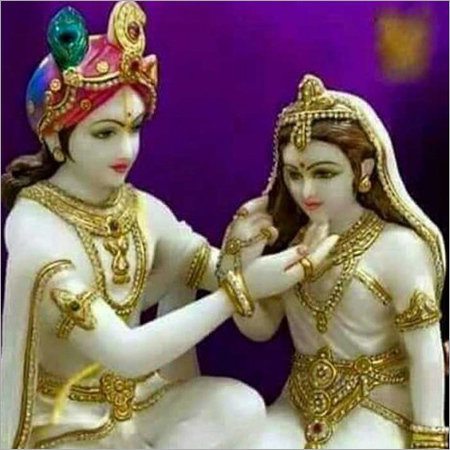 मार्बल राधा कृष्णा प्रतिमा