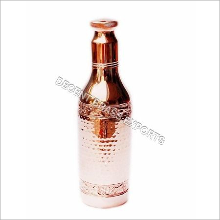 Copper Hammered Bottle