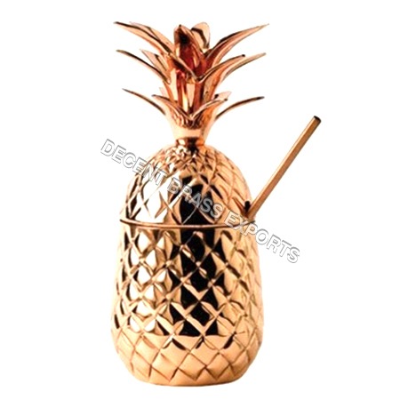 Copper Pineapple Tumbler