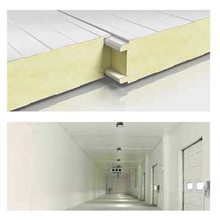 Cold Room Panels & Doors - Wood & Mild Steel, 10-20 Millimeter Width | High Strength, Low Heat Conductivity, Ideal for Cold Storage