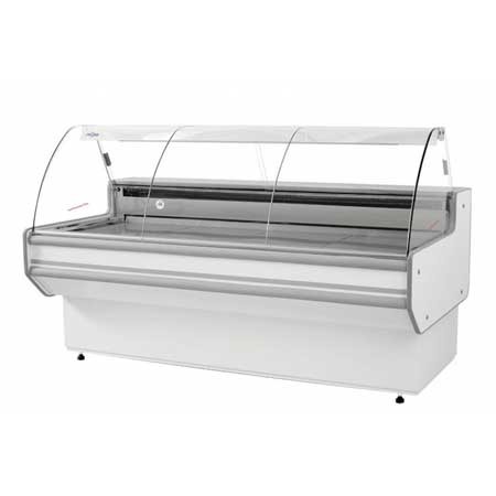 Service Counter - Stainless Steel, 1500mm x 1120mm x 900mm | Light, Polished Surface Finish, Plug In, Compressor Model: DANFOSS, Temp: 2°C to 8°C