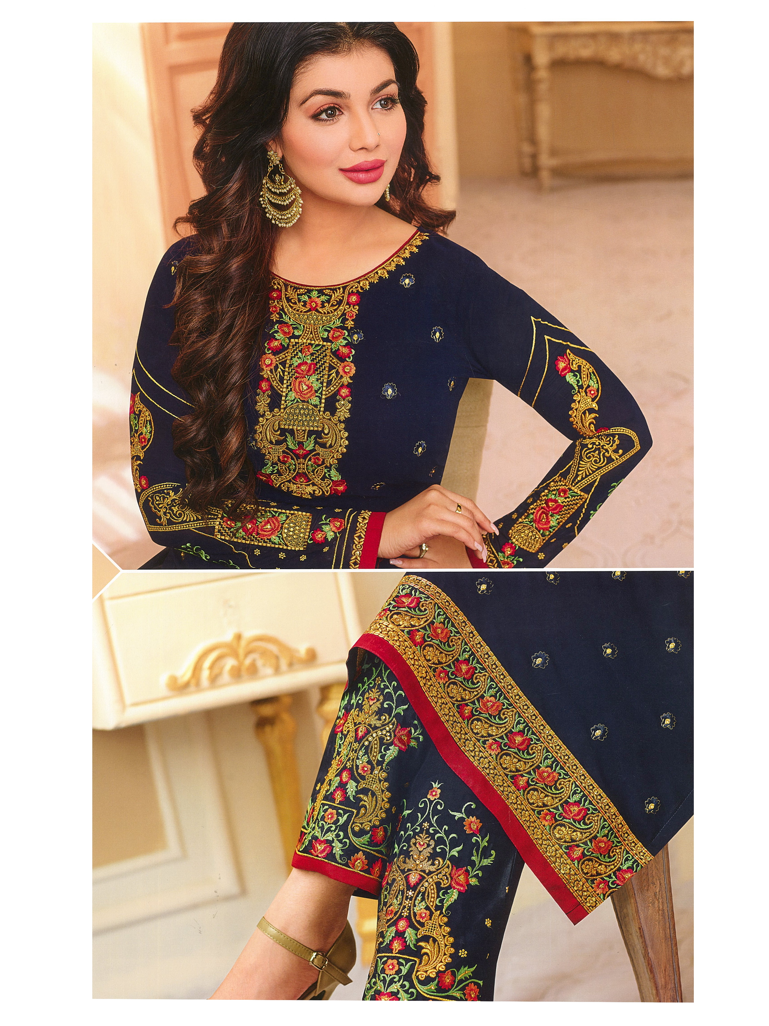 Navy Blue Salwar Suit