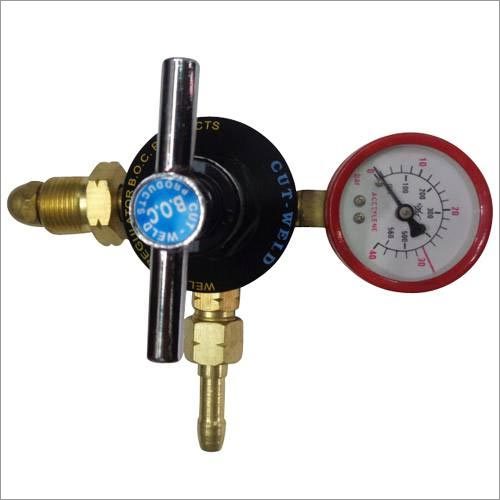 Single Stage Single Meter Acetylene Regulator Application: Brass