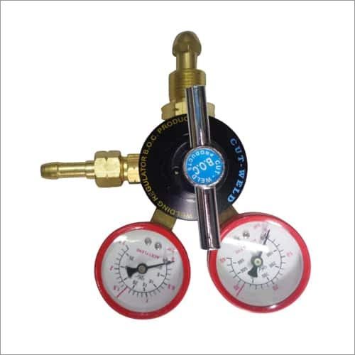 Double Acetylene Regulator - High-Grade Brass, 1 Kilogram Weight | Corrosion Resistant, Long Service Life, High Reliability