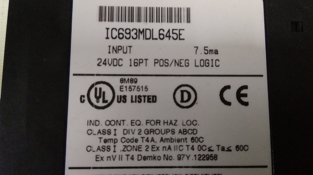 Ge Fanuc Input Module