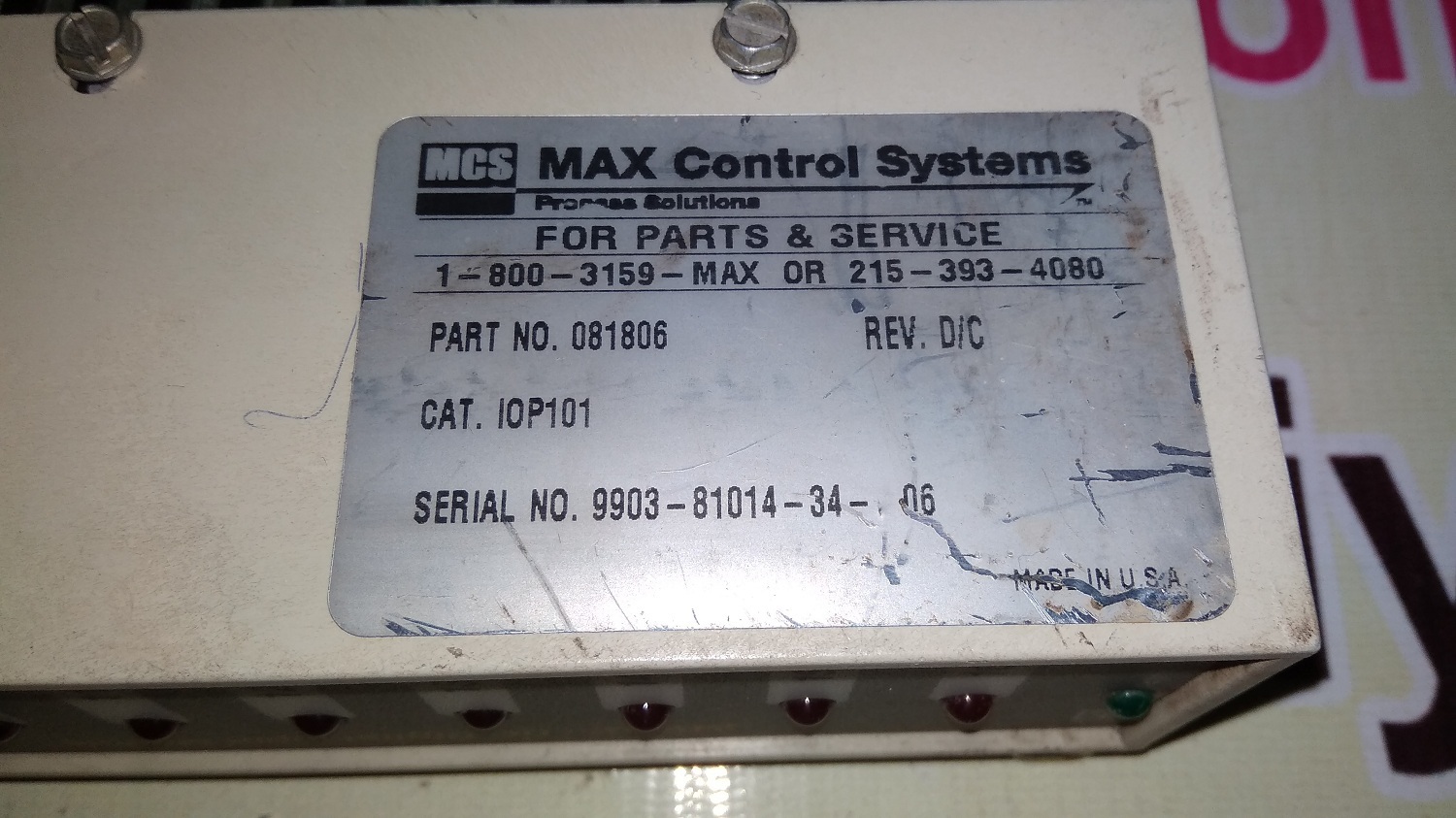 Max Control Systems Module