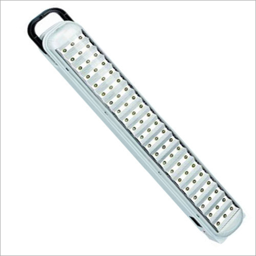 Rechargeable LED Light - Ceramic and Aluminum, Rectangular Design, White Color | Long Life Span, Lightweight, Dual Power Source