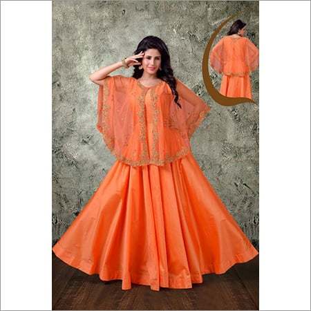 Pitch Long Poncho Gown