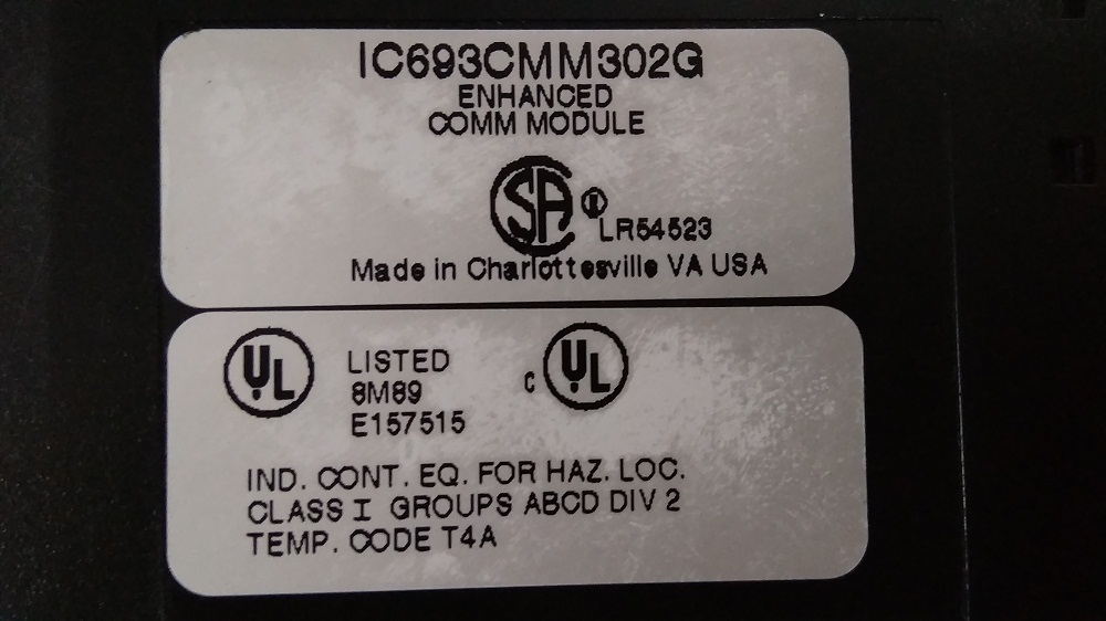 Ge Fanuc Comm Module
