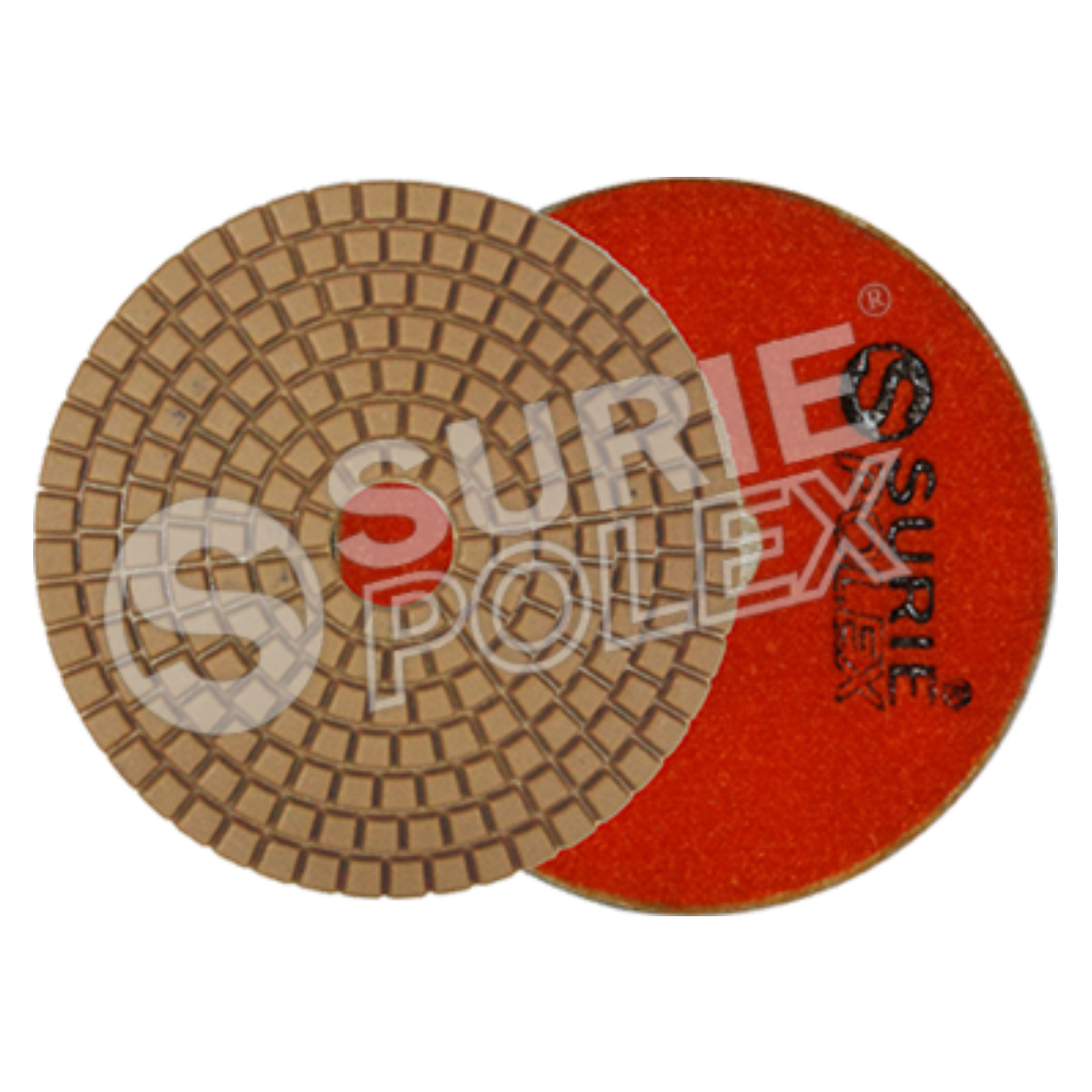 Dcrf-4u2-xd Flexible Diamond Pad - Resin Bond, 4 Inch Diameter, Round Shape | Wet & Dry Usage, Durable Diamond Polishing Material