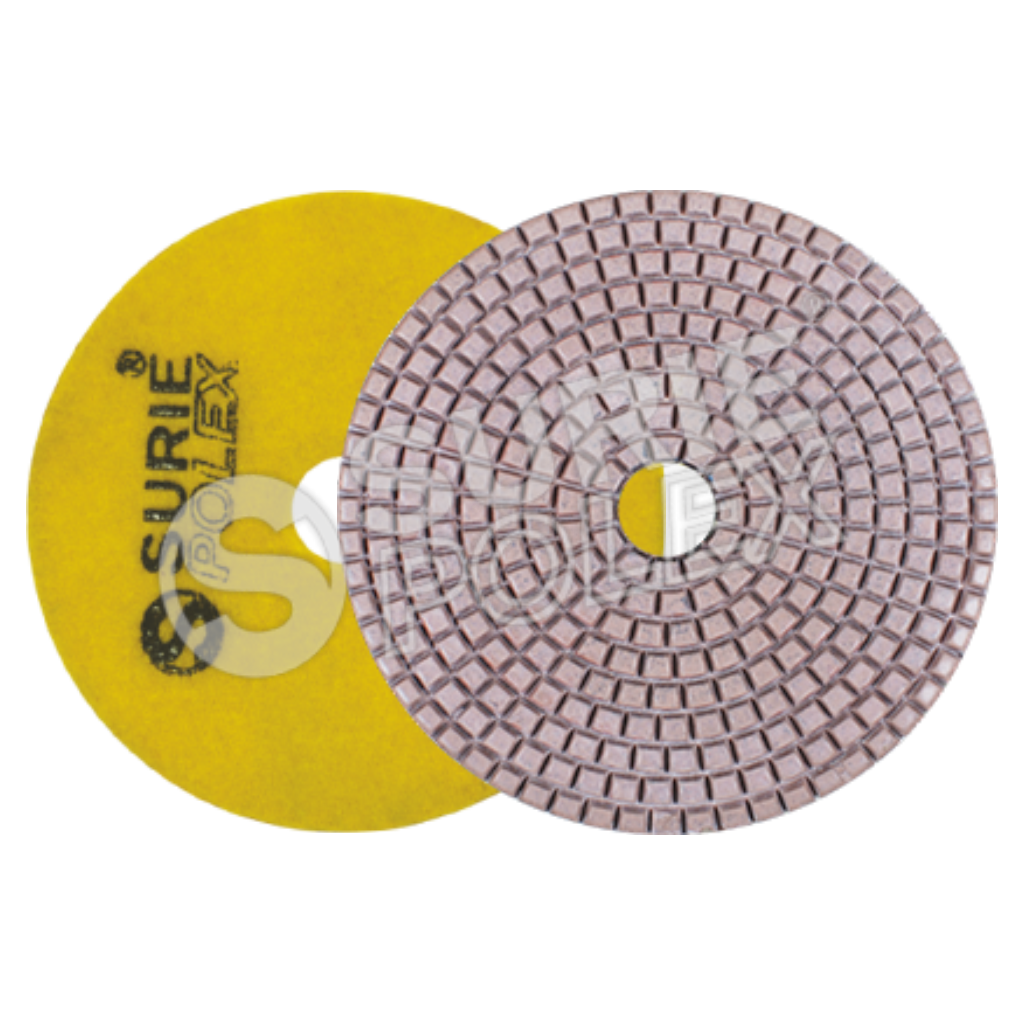 Dcrf-4u2-xd Flexible Diamond Pad - Resin Bond, 4 Inch Diameter, Round Shape | Wet & Dry Usage, Durable Diamond Polishing Material