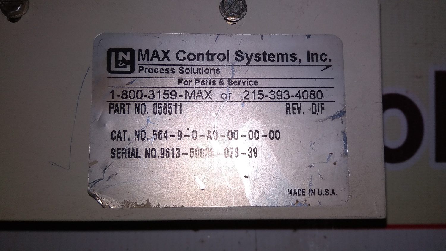 Max Control Systems Module