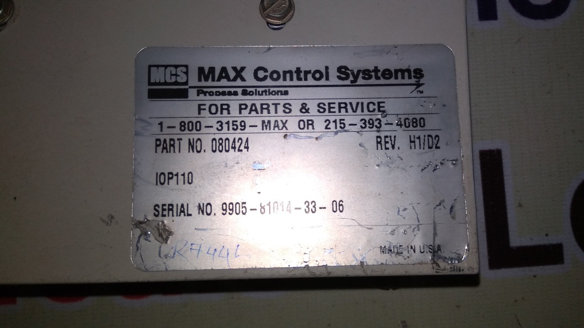 Max Control Systems Module