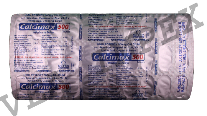 Calcimax 500 Tablet - Drug Type: General Medicines
