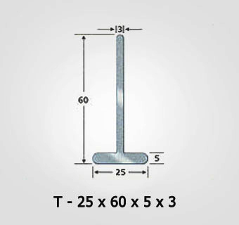 Mild Steel Tee Angle