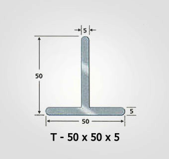 Mild Steel Tee Angle