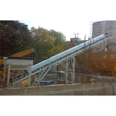 Swivel Chute & Belt Conveyor Suitable For Mp 30 Aquarius Plant Aggregate Feeding