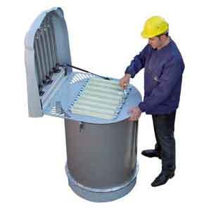 Silver Reverse Jet Type Dust Filter