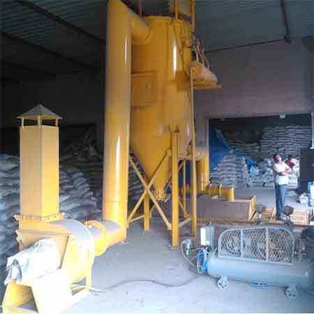 Semi Automatic Dust Extarcting System For Cement Bag Cutting Hopper