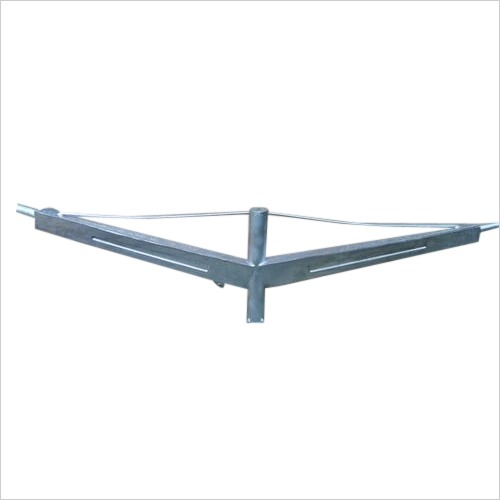 Silver Pole Brackets