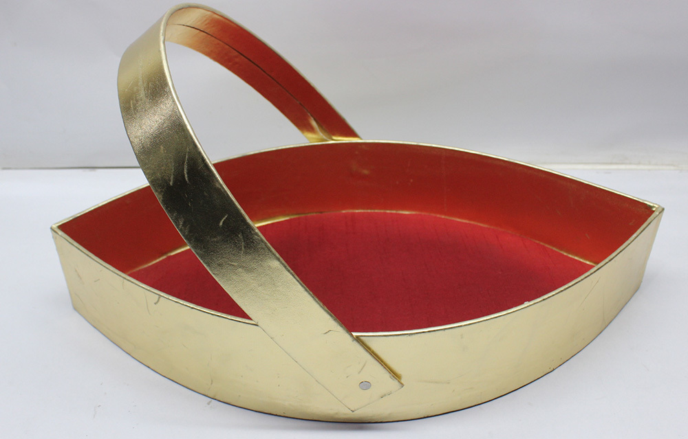 Hamper Basket - Board & Resin Material, Rectangle Shape | Hand Made Corporate Promotional Gift Basket With Logo: Riyash