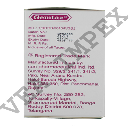 Gemtaz (Gemcitabine For Injection) - Dosage Form: Liquid