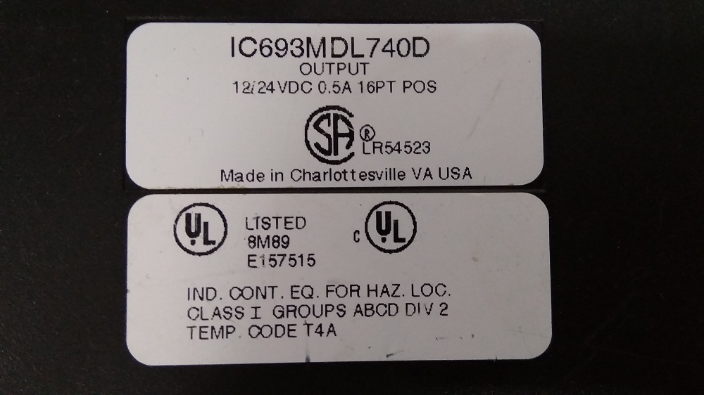 Electrical Ge Fanuc Output Module