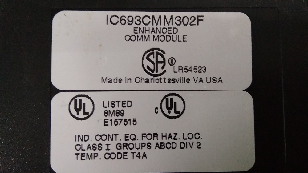 Ge Fanuc Comm. Module