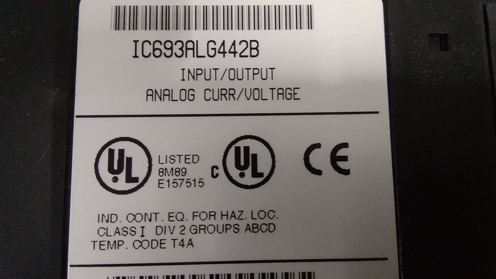 Ge Fanuc Input/output Analog Module