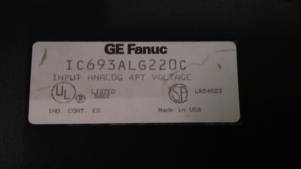 Ge Fanuc Input Analog Module