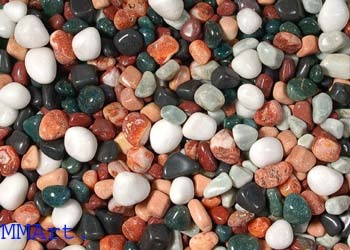 Tumbled High Quality Mix Color Polished Agate Pebbles - Artificial Stone Type: Solid Surface